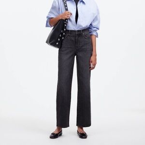 Madewell The Perfect Vintage Wide-Leg Crop Jean, Size 27, Robles Wash, New!
